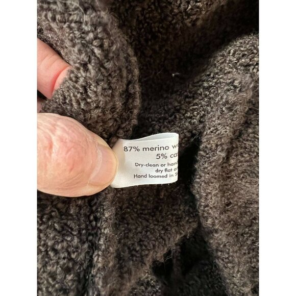 Eskandar Neiman Marcus Wool Cashmere Poncho For Women - Picture 12 of 12